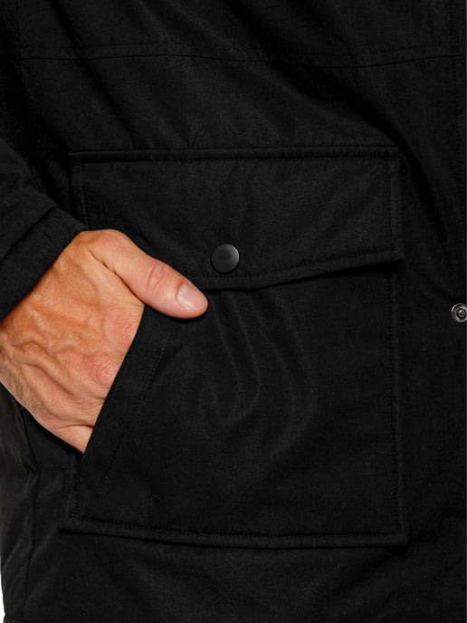Kruze | Mens Padded Parka Jacket - Image 4