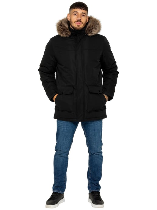 Kruze | Mens Padded Parka Jacket - Image 6
