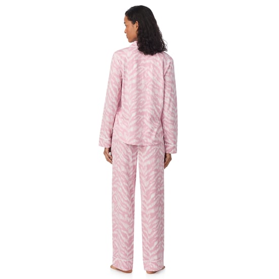 DKNY Long Sleeve Pyjama Set Pink Print - Image 2