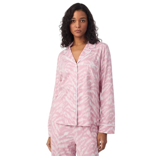 DKNY Long Sleeve Pyjama Set Pink Print - Image 4