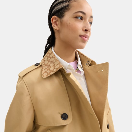 Short Trench with Signature Collar - Image 4