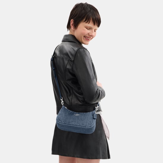 Teri Shoulder Bag in Denim - Image 4