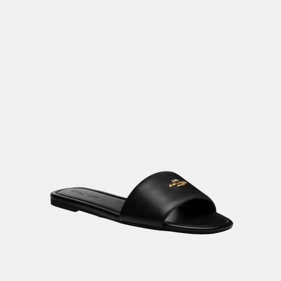 Lockup Leather Slide Sandal - Image 1