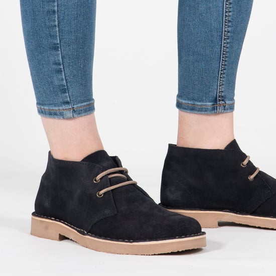 Roamers M400CS Mens Desert Boots Navy Blue - Image 2