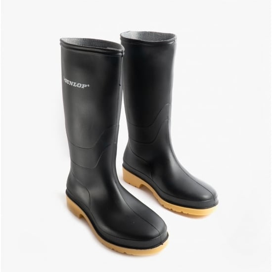 Dunlop DULL Junior Kids Wellington Boots Black - Image 2