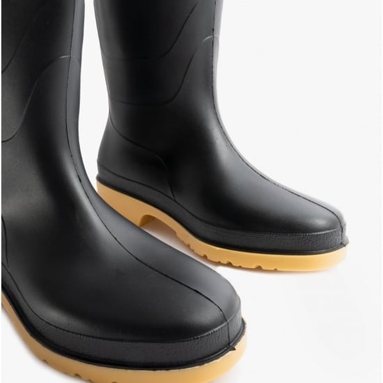 Dunlop DULL Junior Kids Wellington Boots Black - Image 6