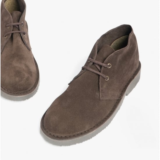 Roamers M467DBS Unisex Desert Boots Dark Brown - Image 3