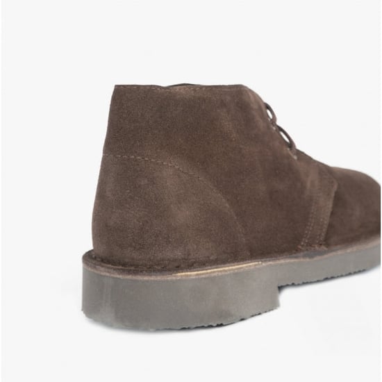 Roamers M467DBS Unisex Desert Boots Dark Brown - Image 6