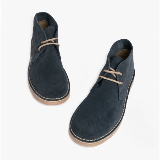 Roamers M400CS Mens Desert Boots Navy Blue - Image 3