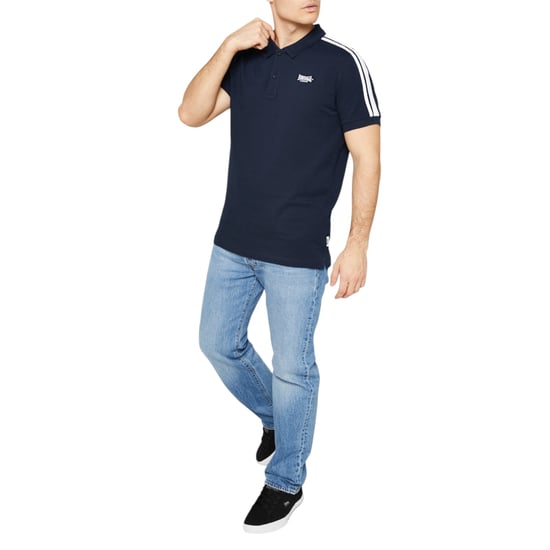 Lonsdale Mens Short Sleeve Polo Shirt - Image 2