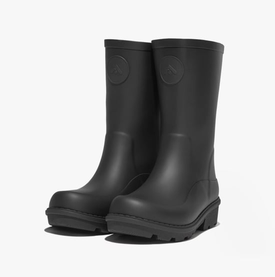 FitFlop WONDERWELLY Kids Rain Boots Black - Image 6
