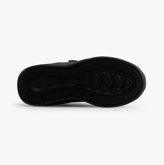 MARLING Unisex Leather School Trainers Black - Image 2