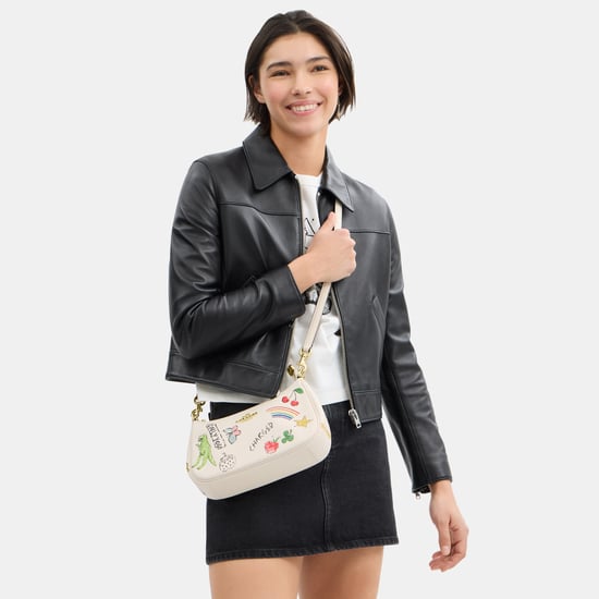 Teri Shoulder Bag in Sketch Print - Image 4