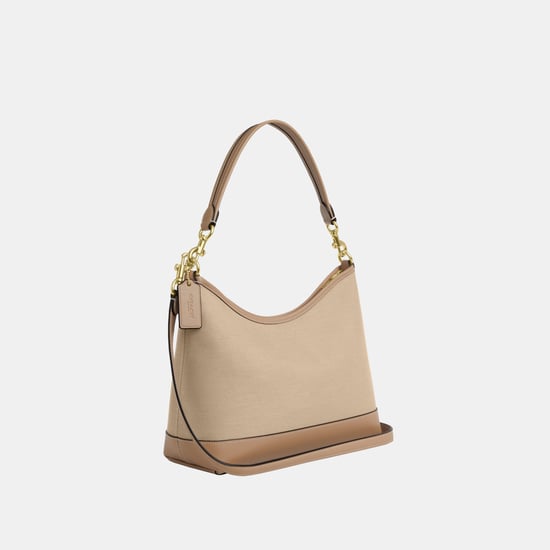Laurel Shoulder Bag in Canvas with Horse and Carriage - Image 2