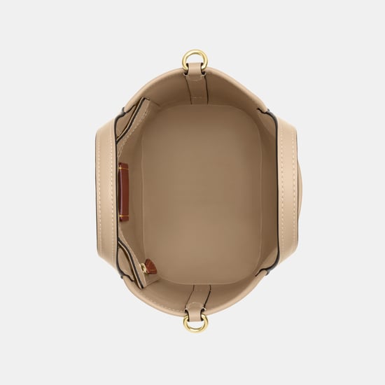 Hanna Bucket Bag in Canvas with Horse and Carriage - Image 3