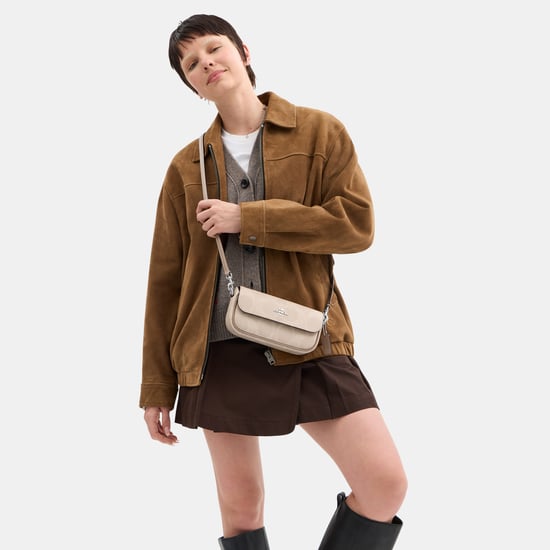 Hailey Flap Bag in Maxi Signature Canvas - Image 4