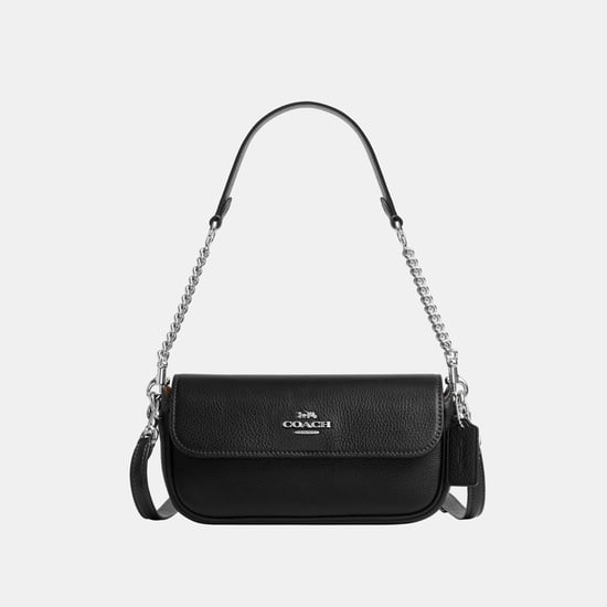 Hailey Flap Bag in Pebbled Leather - Image 1