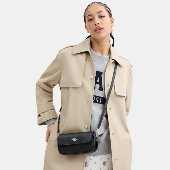 Hailey Flap Bag in Pebbled Leather - Image 4