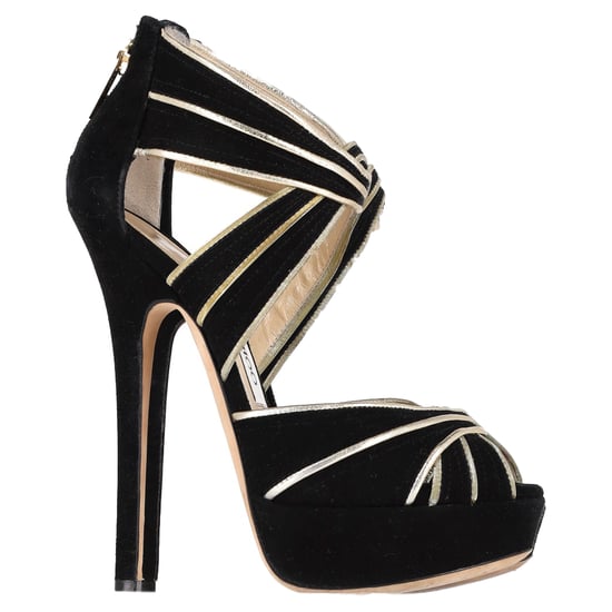 Jimmy Choo Koko Platform Sandalen in Zwart Suède - Image 1