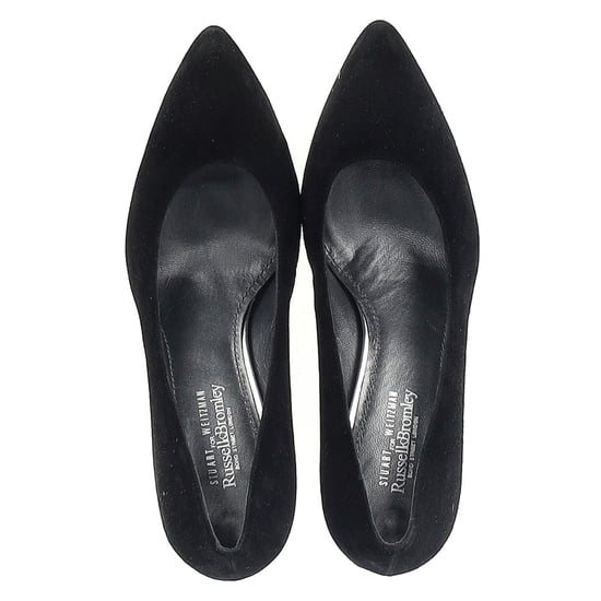 Stuart Weitzman x Russell & Bromley Pumps in Black Suede - Image 3