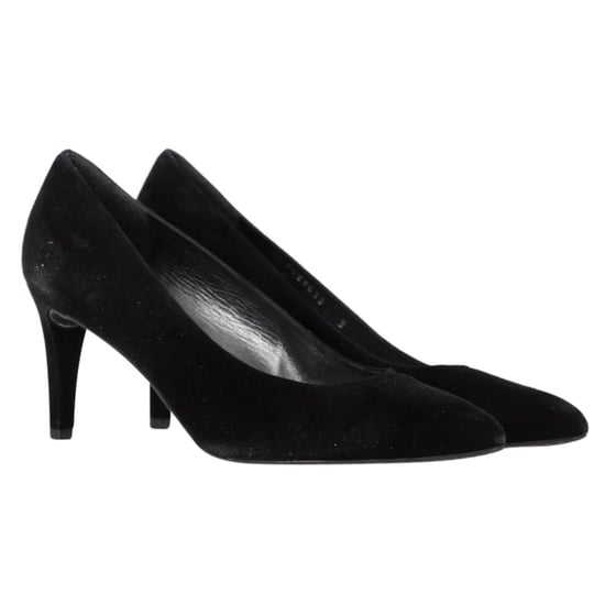 Stuart Weitzman x Russell & Bromley Pumps in Black Suede - Image 4