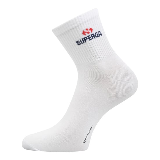 Superga Unisex Adult Logo Ankle Socks (Pack Of 3) (White) - Image 2