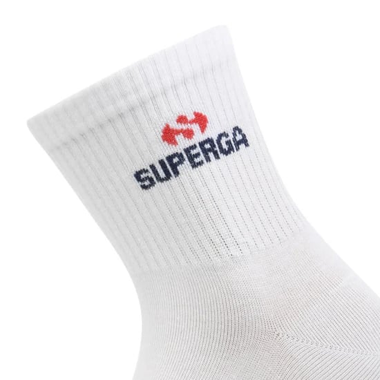 Superga Unisex Adult Logo Ankle Socks (Pack Of 3) (White) - Image 3