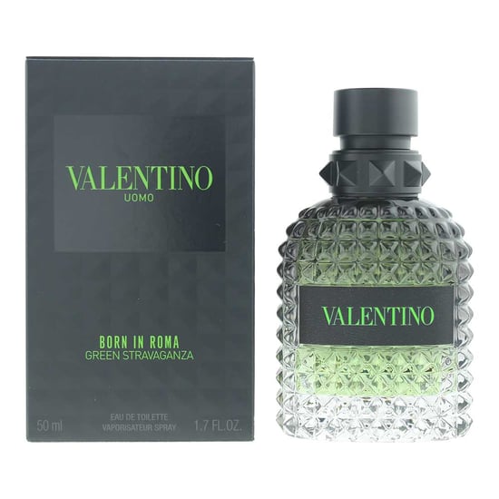 Valentino Uomo Born In Roma Green Stravaganza Eau de Toilette 50ml - Image 1