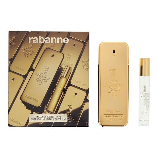 Paco Rabanne 1 Million Eau de Toilette 100ml + 20ml Cadeauset - Image 1