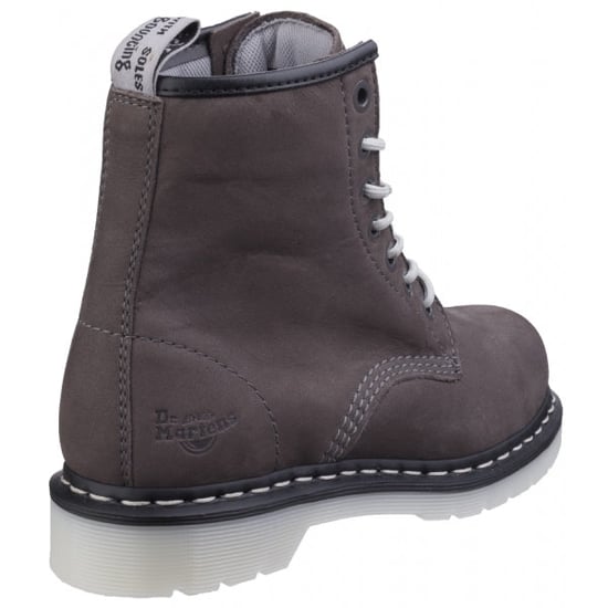 Dr Martens MAPLE ST Womens Leather Safety Boots Grey Wind River - Image 2