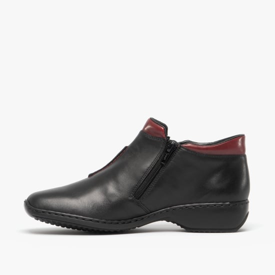 Rieker L3882-00 Womens Leather Boots Black - Image 6