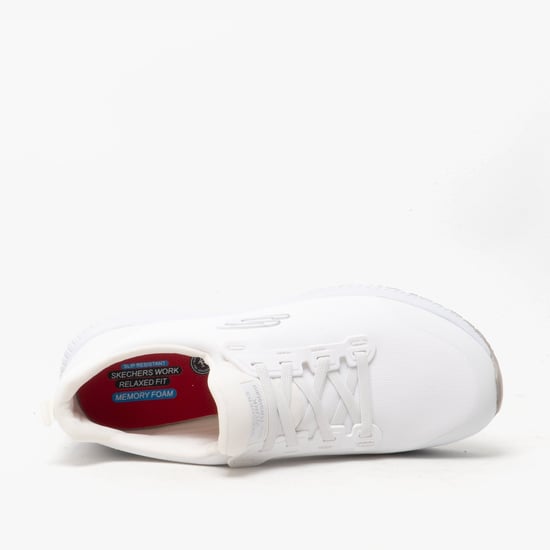 Skechers Womens Squad Slip Resistant Lace Up Safety Trainers - Image 5