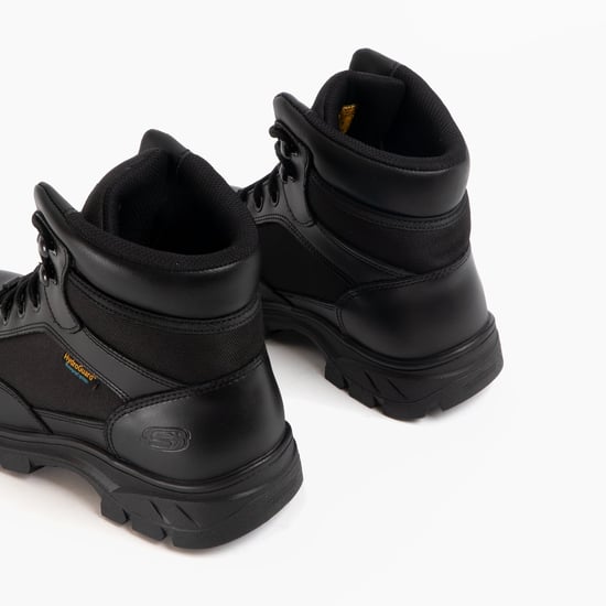 Skechers Work 77526EC/BLK WASCANA - BENEN Heren Leren Tactische Laarzen Zwart - Image 5