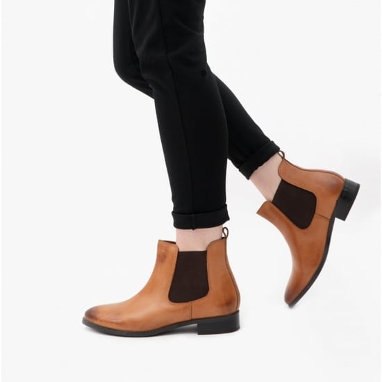 Shuperb PIPPA Womens Leather Chelsea Boots Tan - Image 2