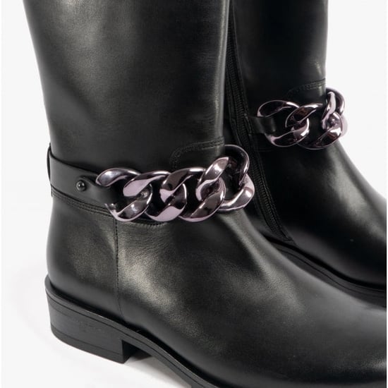 Gabor HARROW Womens Chain Boots Black - Image 2