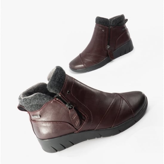 Jana 26461-29-540 Womens Boots Merlot - Image 2