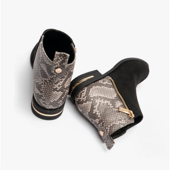 Lotus ANNEKA Womens Boots Black/Snake - Image 5