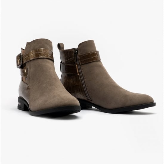 Lotus LAUREL Womens Boots Taupe/Croc - Image 2
