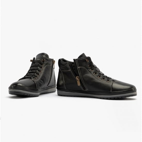 Lotus FRIDA Womens Leather Boots Black Leather - Image 4