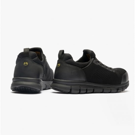 SYNERGY OMAT Herr Slip-On Säkerhetstå Sportskor Svart - Image 3