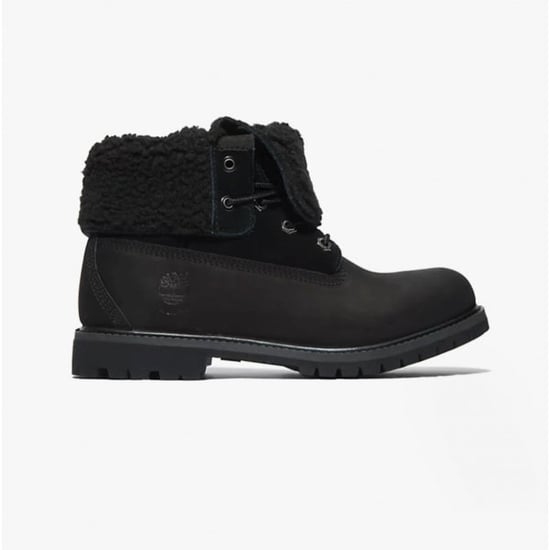 Timberland AUTHENTIC FOLD DOWN Womens Boots Black Nubuck - Image 1
