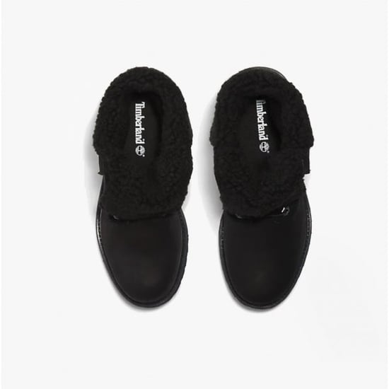 Timberland AUTHENTIC FOLD DOWN Womens Boots Black Nubuck - Image 3
