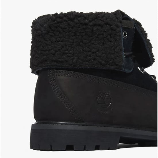 Timberland AUTHENTIC FOLD DOWN Womens Boots Black Nubuck - Image 4