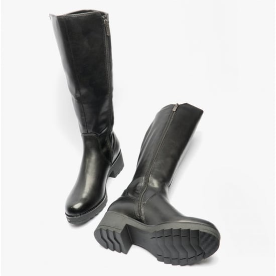Marco Tozzi 25606-29-001 Womens Tall Zip-Up Boots Black - Image 3