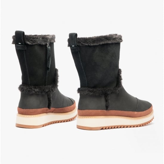 TOMS MAKENNA Womens Leather Boots Black - Image 3