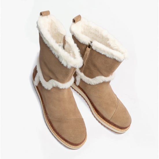 TOMS MAKENNA Womens Suede Boots Taupe - Image 5