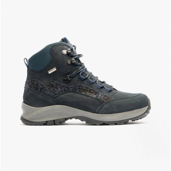Waldlaufer H-EMMA 949977 Womens Leather Boots Navy - Image 1