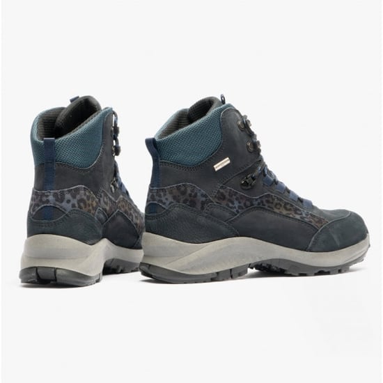 Waldlaufer H-EMMA 949977 Womens Leather Boots Navy - Image 3