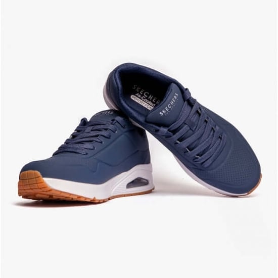 UNO - STAND ON AIR Mens Trainers Navy/White - Image 4