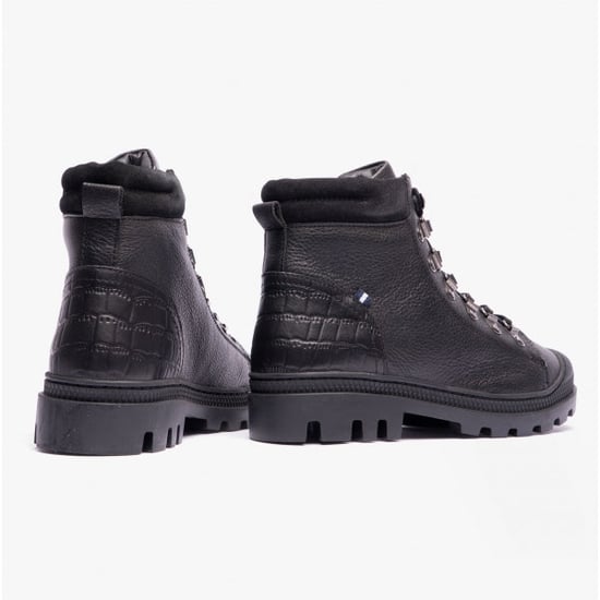 Joules NOA Womens Leather Boots True Black - Image 3
